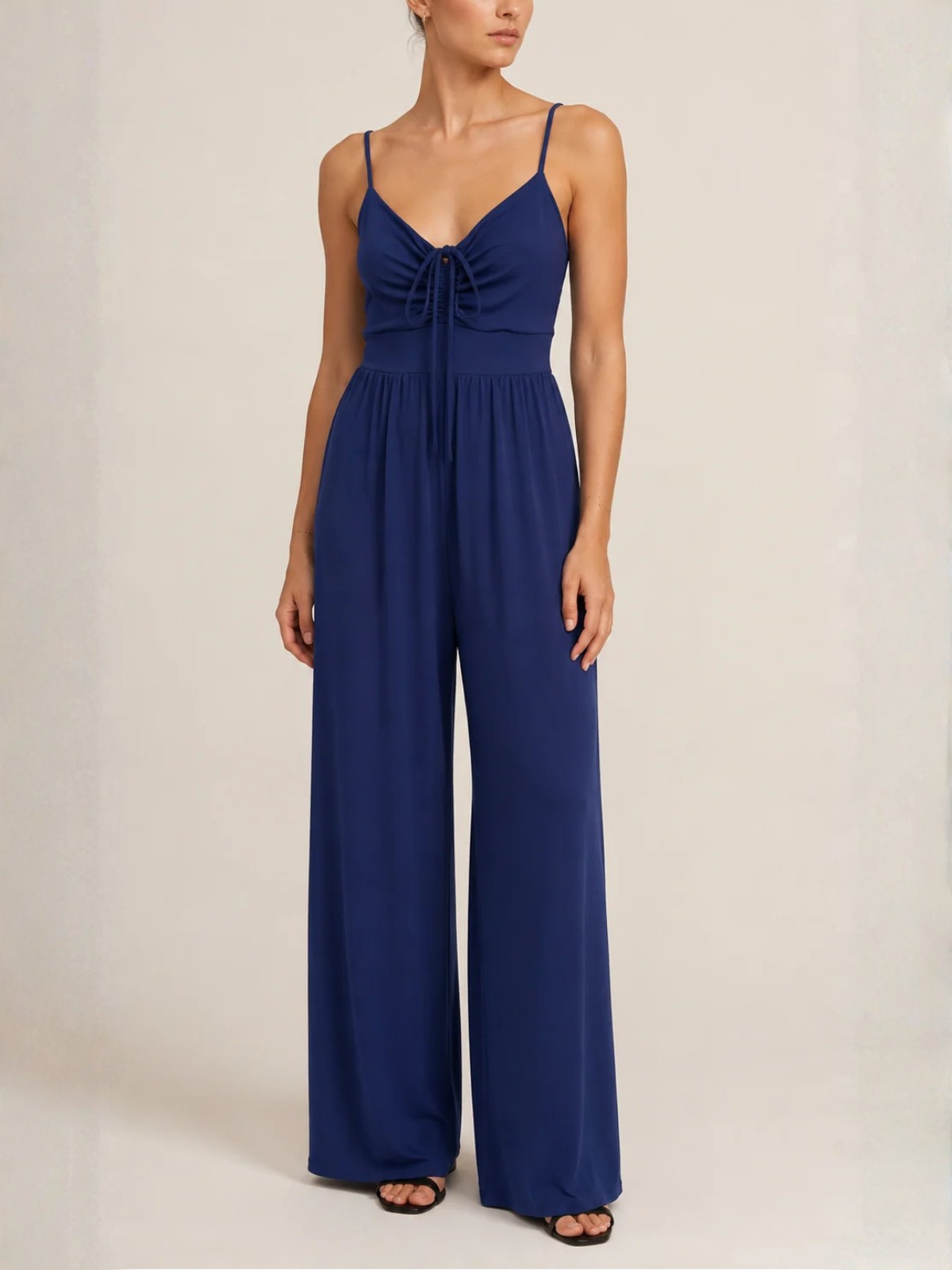 Loop Drawstring Crop Jumpsuit_0326ITSU00305
