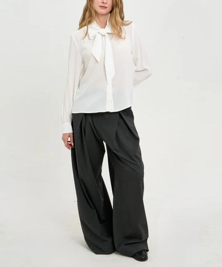 Phoebe Jon Louise Bow Blouse