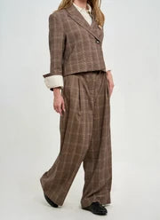 Phoebe Jon Lynn Pocket Plaid Pant