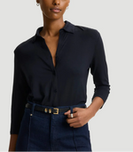 Majestic Soft Touch 3/4 Sleeve Semi Relaxed Shirt