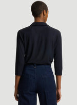 Majestic Soft Touch 3/4 Sleeve Semi Relaxed Shirt