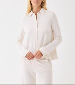 Majestic Filatures French L/S Relaxed Shirt With Back Pleat
