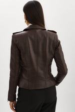 Lamarque Mellie Leather Biker Jacket