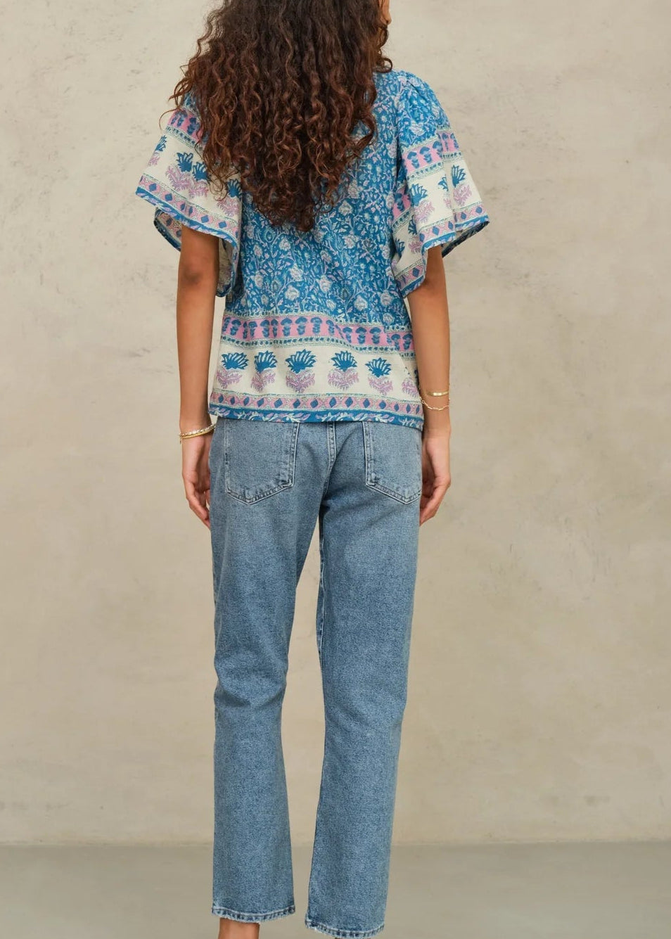 M.A.B.E Myla Print S\S Top