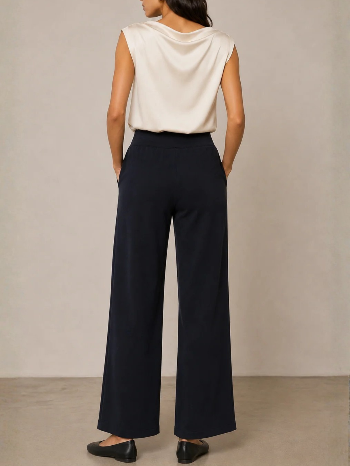 Majestic Filatures French Terry Wide Leg Pant_M004FPA141