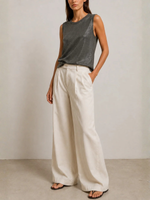 Majestic Filatures Soft Touch Metallic Crewneck Tank_M014FDE218