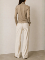Majestic Filatures Soft Touch Metallic Long Sleeve Turtleneck_M014FTS011
