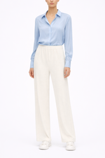 Majestic Filatures Terry Wide Leg Pant in Milk