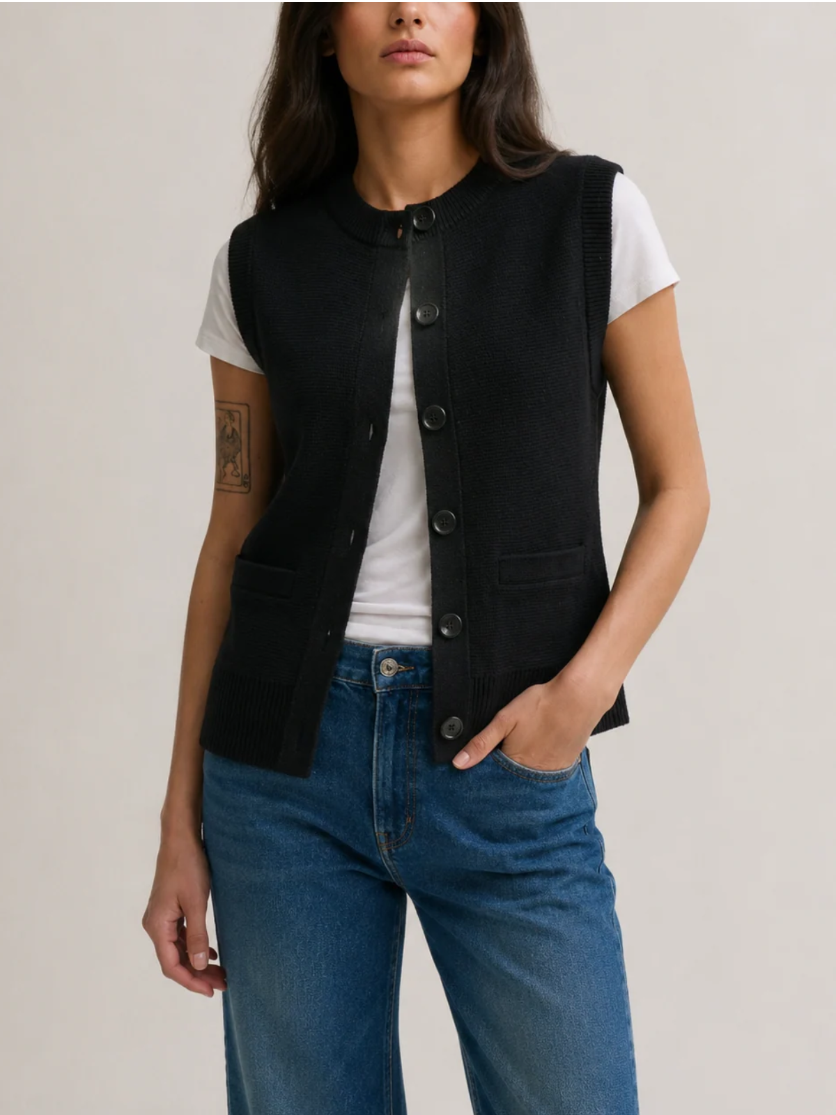 Margaret O'leary Milano Cotton Vest_COV7034
