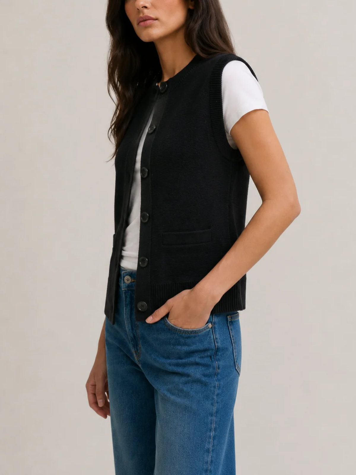 Margaret O'leary Milano Cotton Vest_COV7034