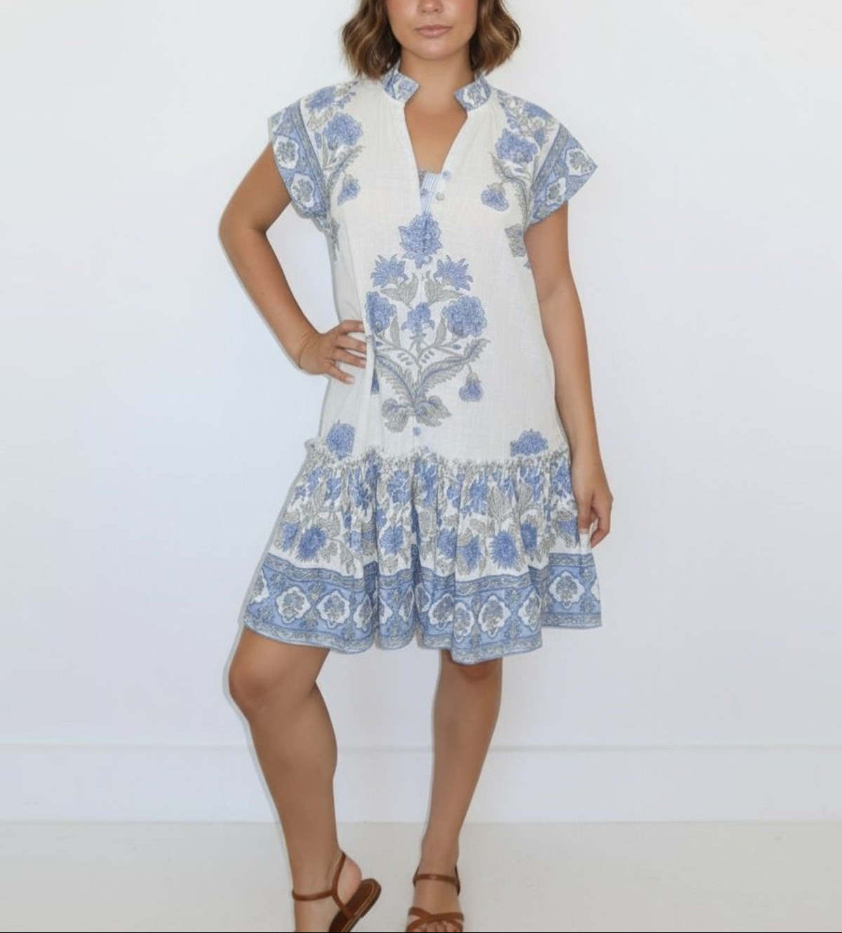 NIBI Marina Mini Dress XS / Peacock Blue NIBI Marina Mini Dress XS / Peacock Blue