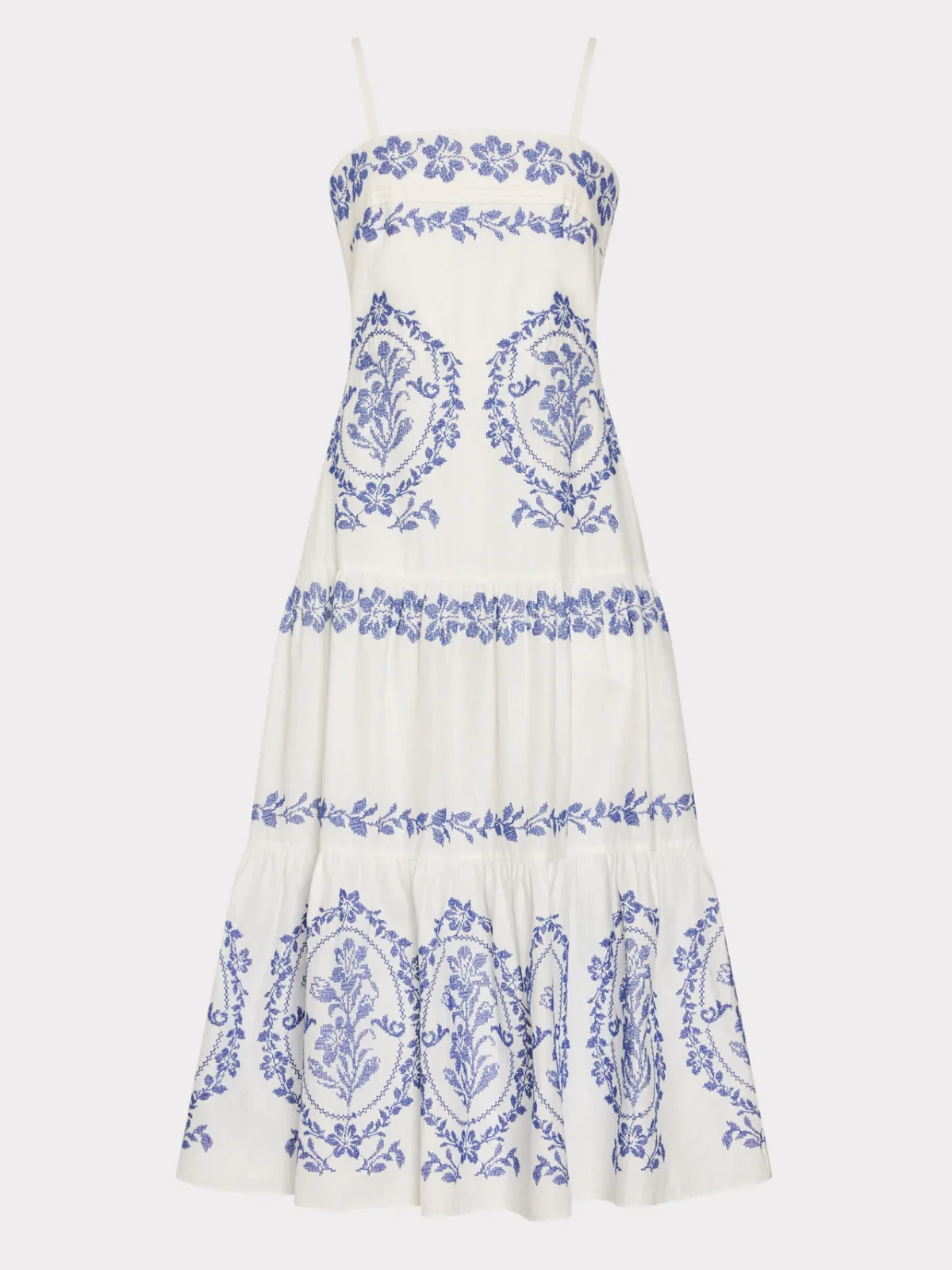 Milly TS Lela Embroidered Midi Dress_79WD82