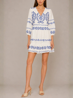 Milly TS Lene Embroidered Mini Dress_79WD84