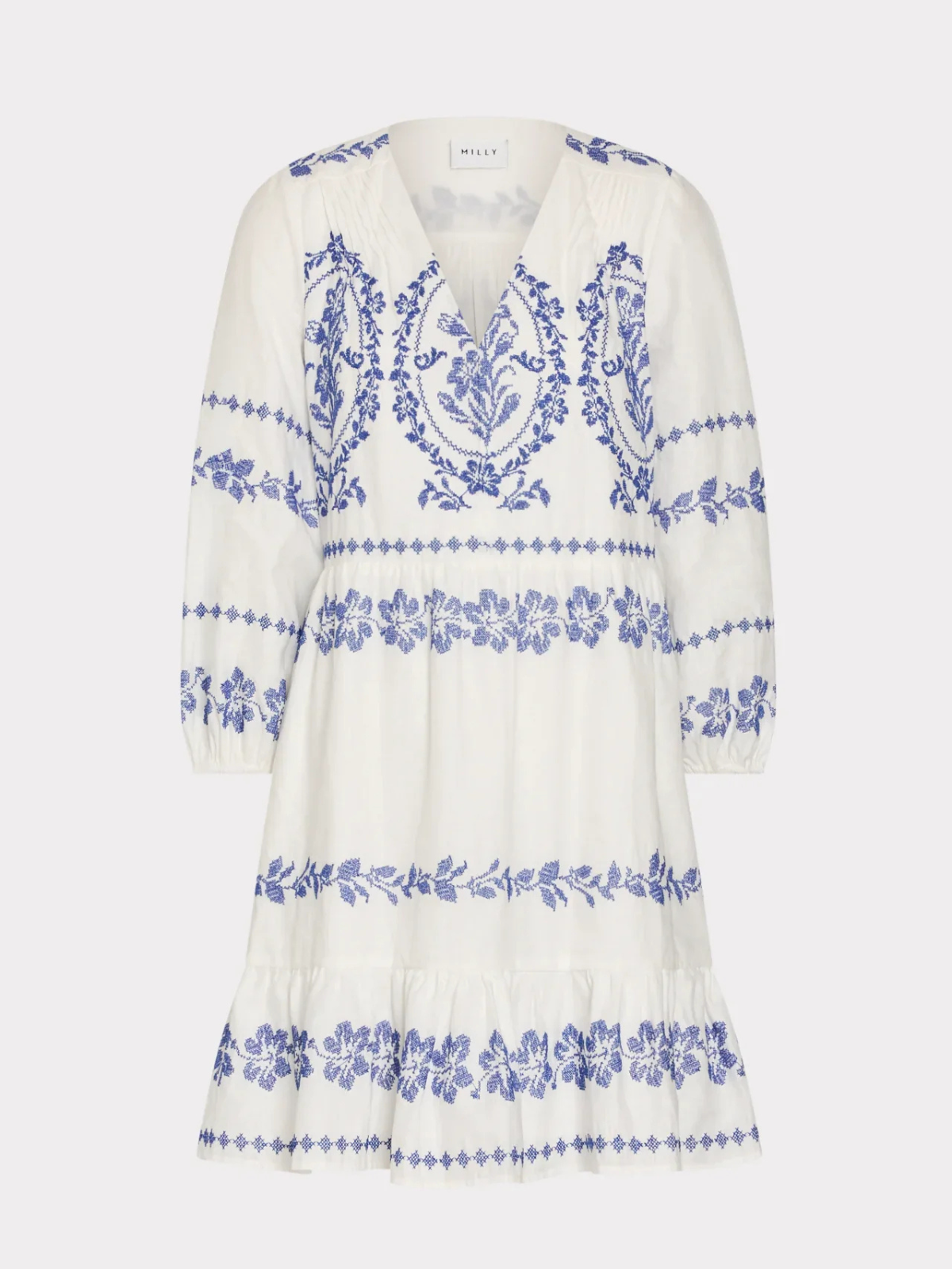 Milly TS Lene Embroidered Mini Dress_79WD84