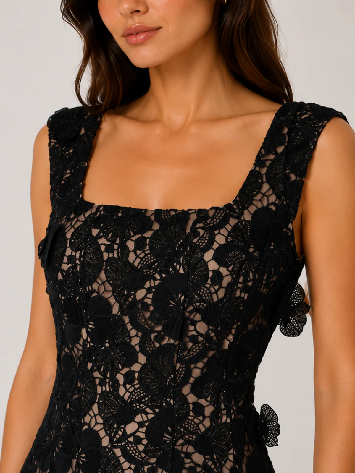 Milly TS Spencer Lace Midi Dress_57UD18