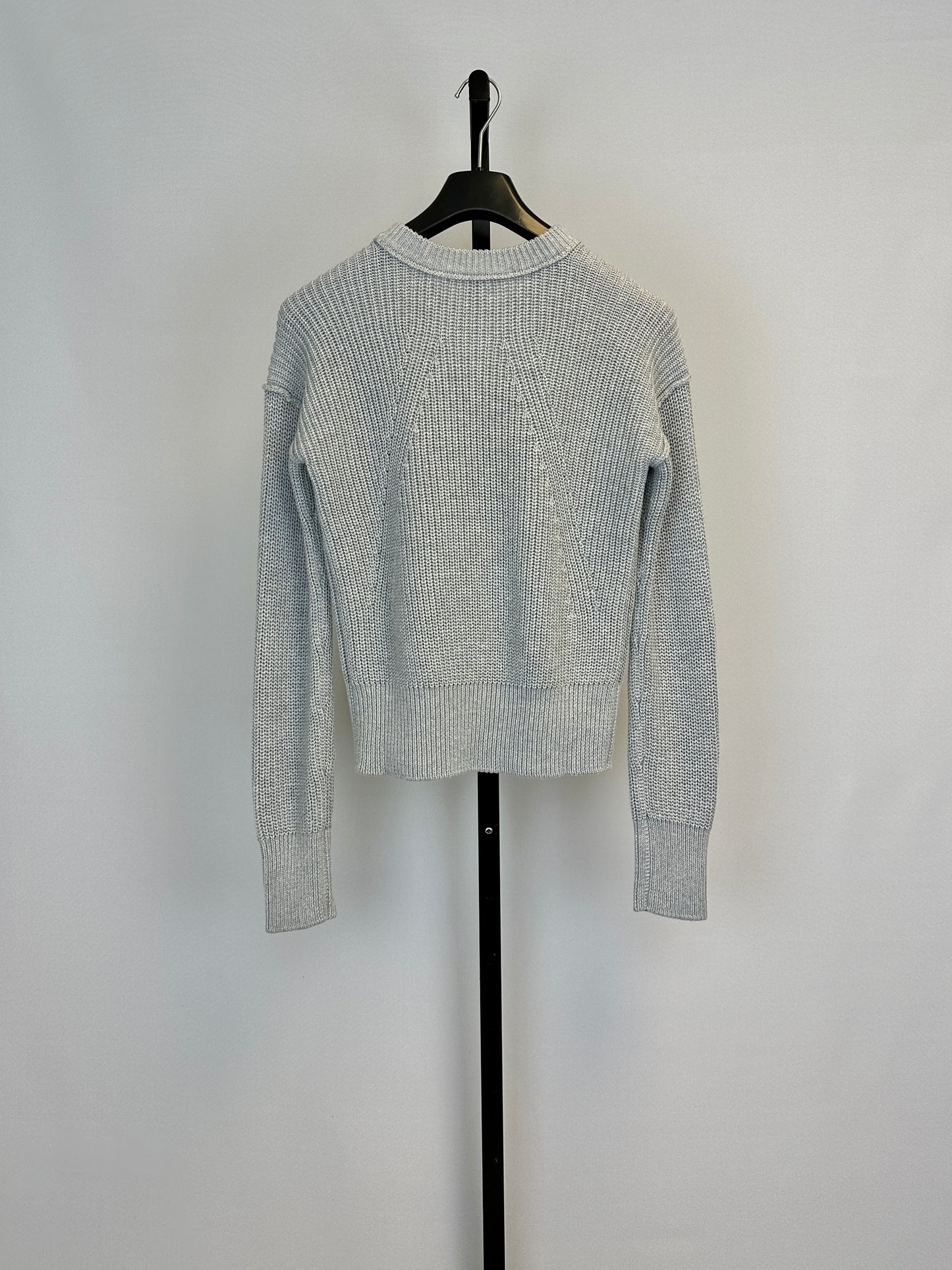 Autumn Cashmere Exposed Seam Shaker Crew