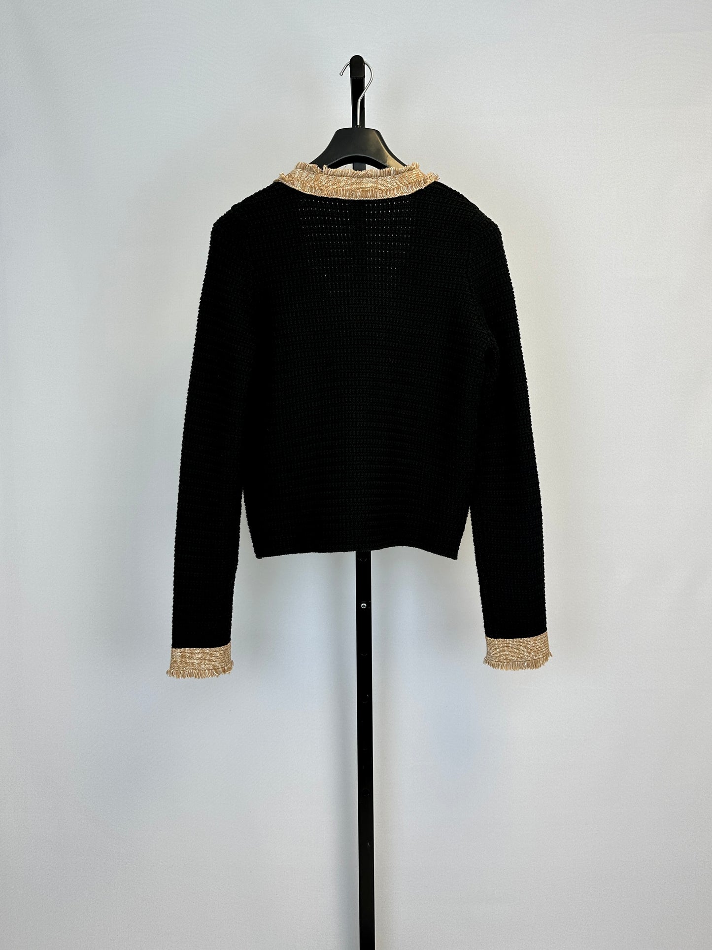 Autumn Cashmere Fringed Trimmed Jacket