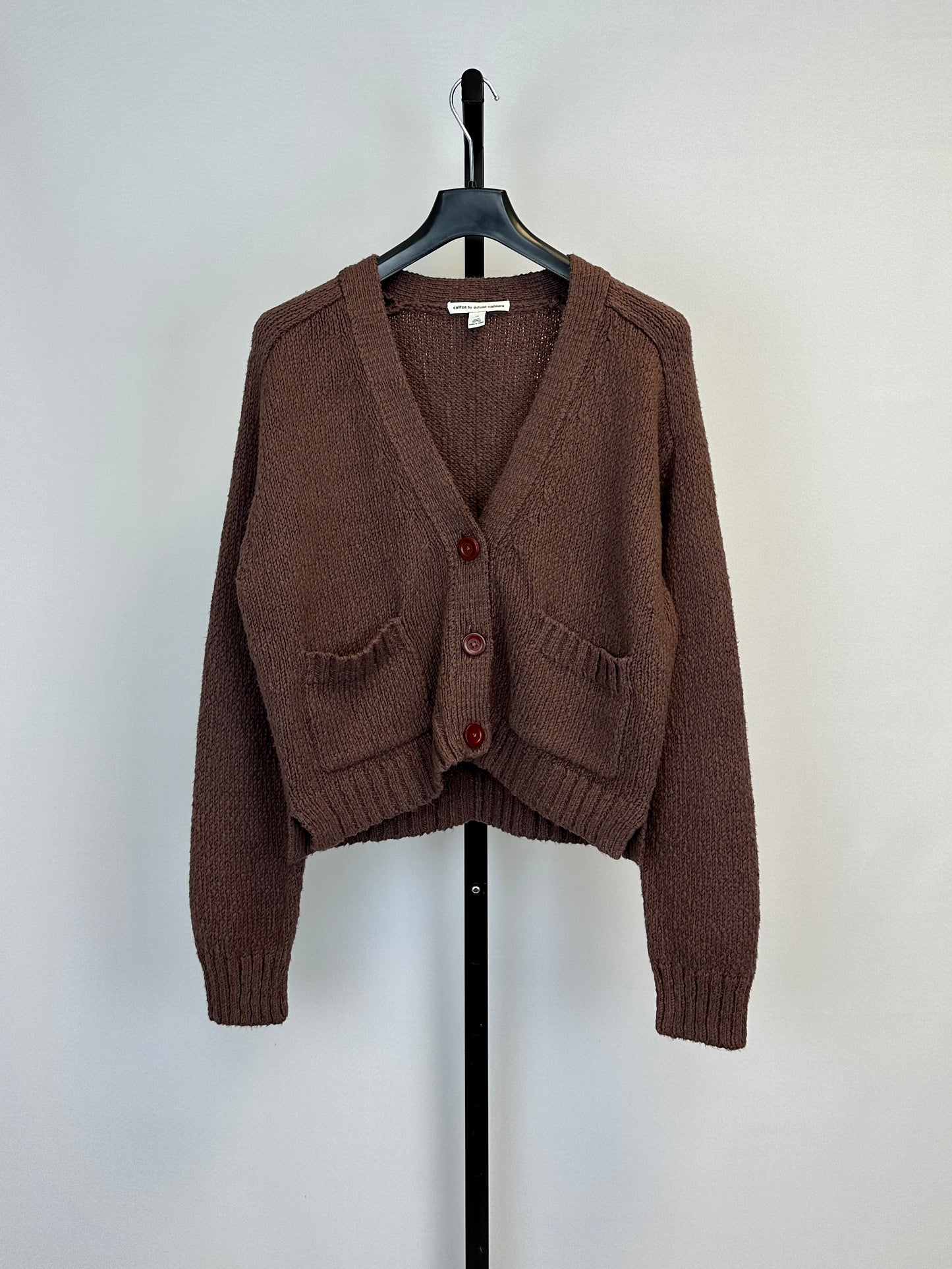 Autumn Cashmere Cropped V Neck Cardigan