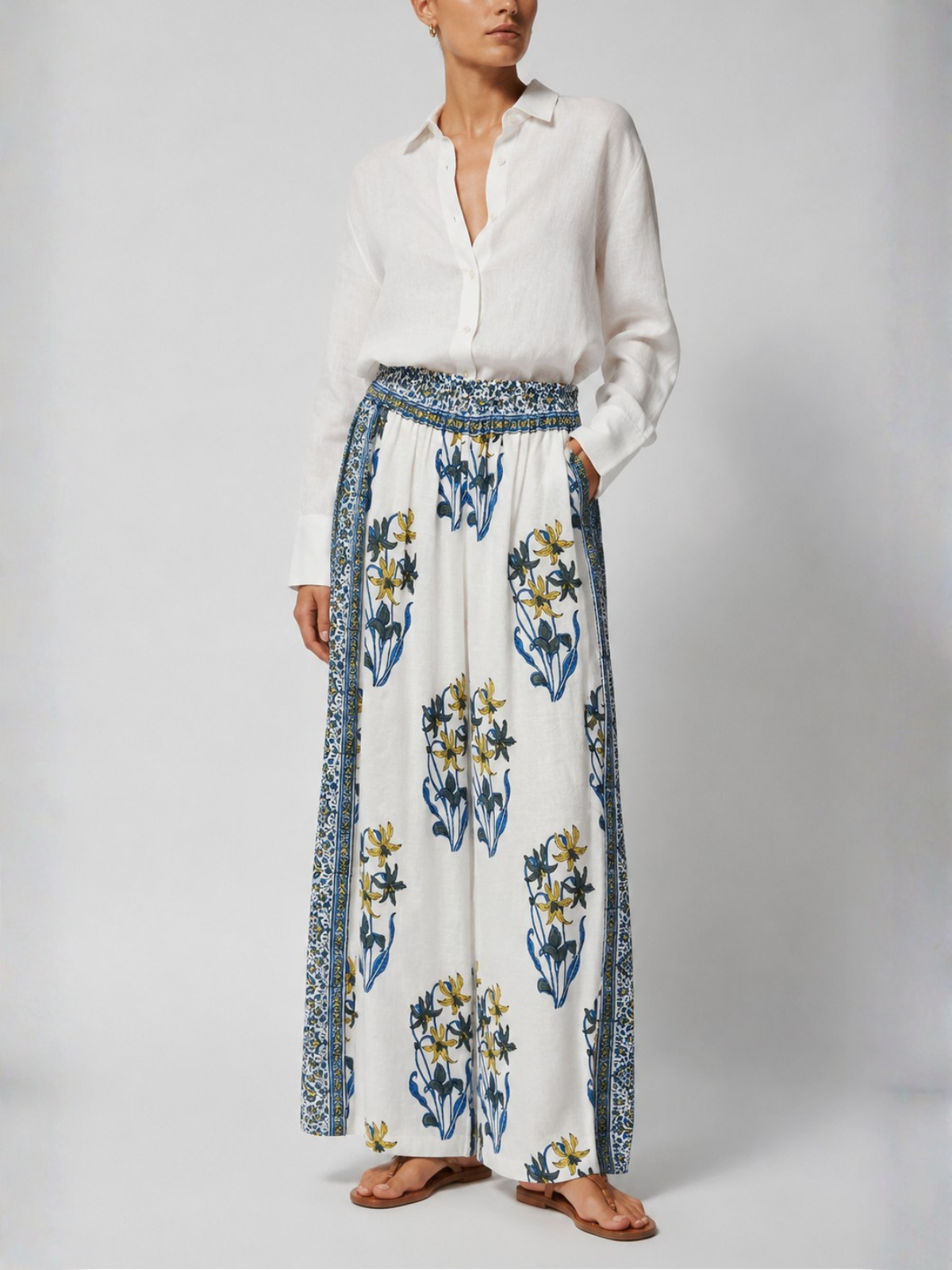 NIBI Debbie Beach Pant_RBT2606-BL