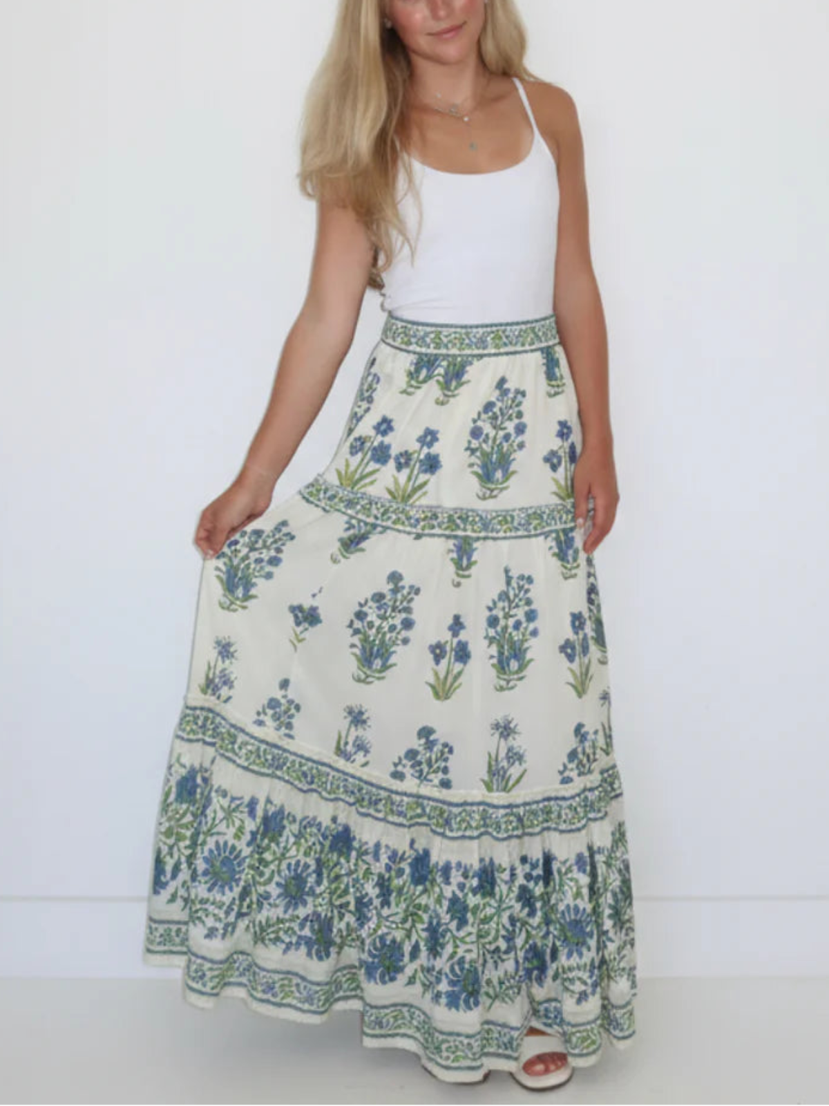 NIBI Drue Tiered Skirt_BSK5699-BB