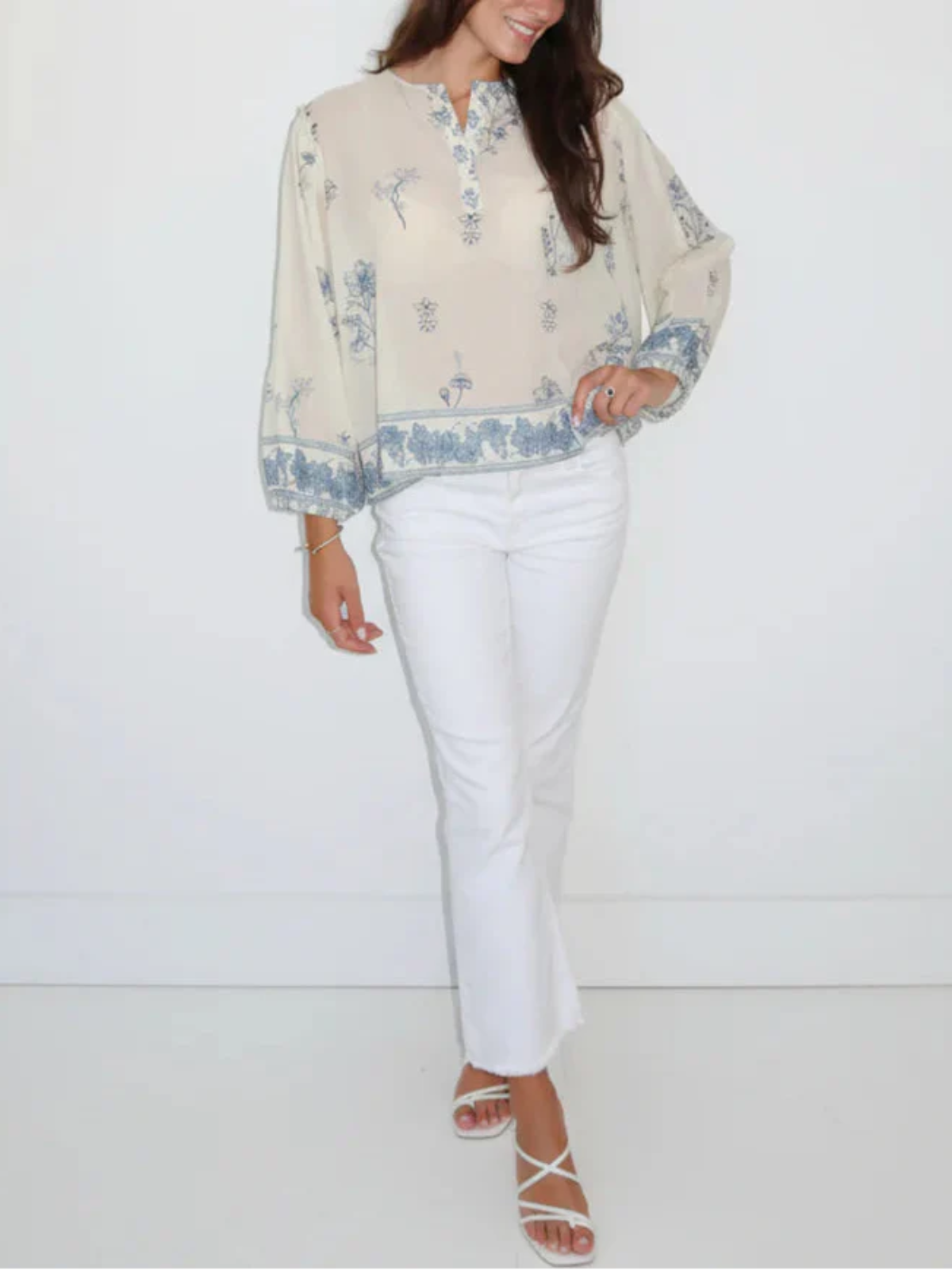 NIBI Jolie Floral Top_ZTP2610-SSF