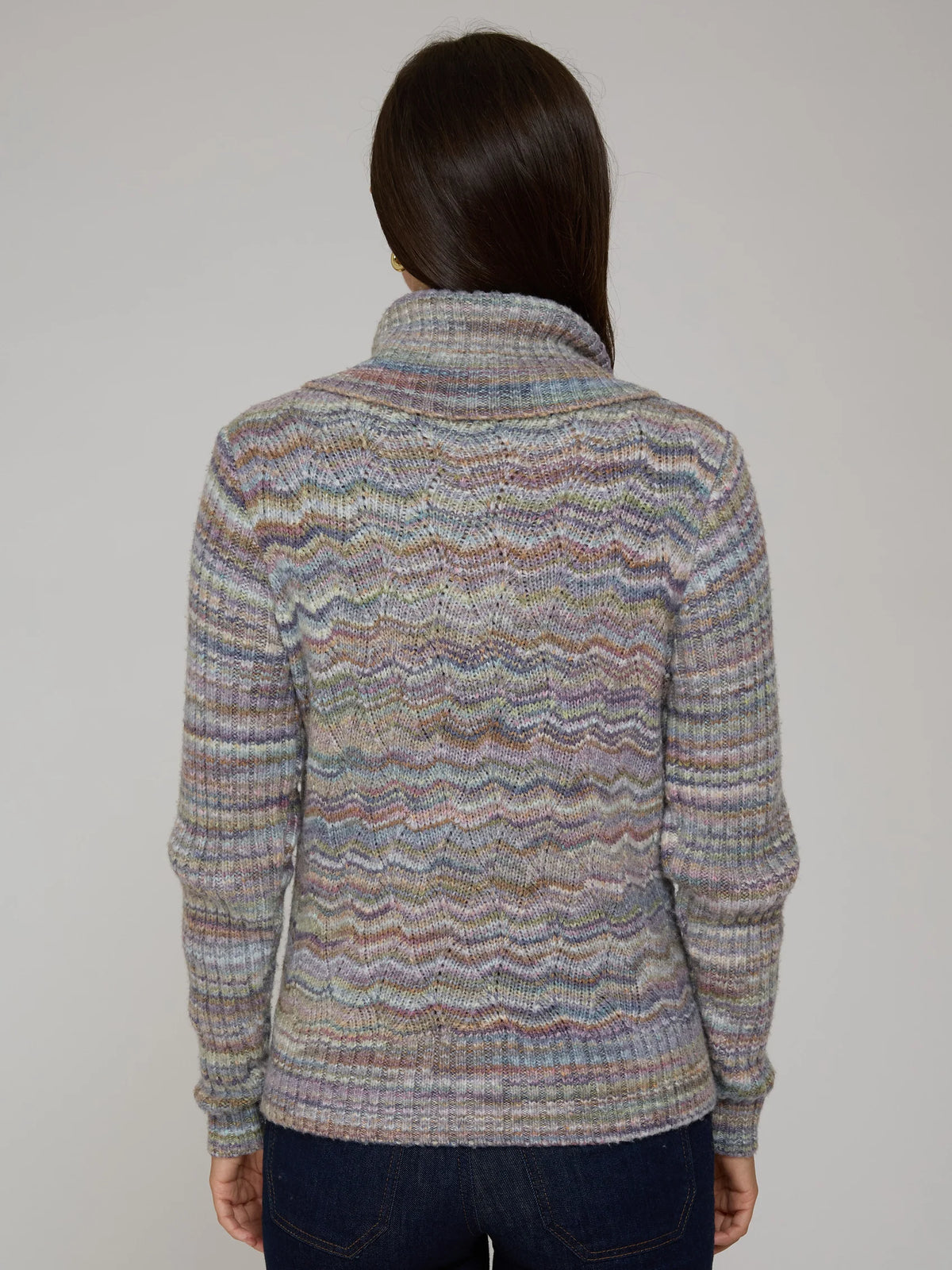 Autumn Cashmere Basketweave Zip Front Jacket