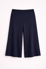 Majestic Filatures Organic Cotton Knit Soft Leg Crop Drawstring Pant