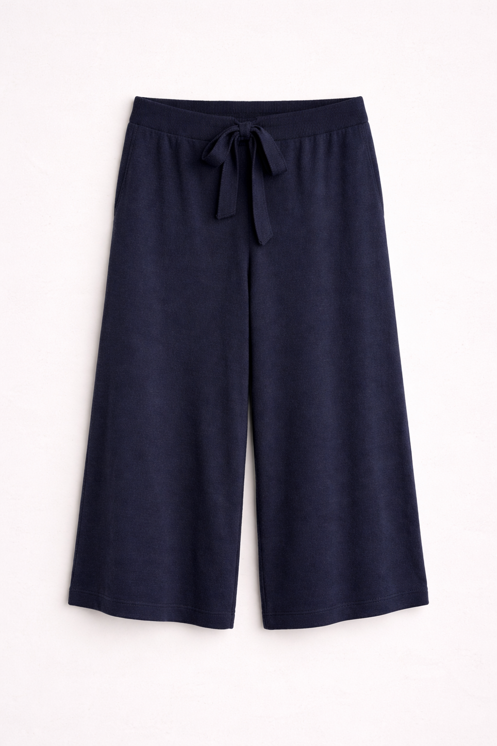 Majestic Filatures Organic Cotton Knit Soft Leg Crop Drawstring Pant