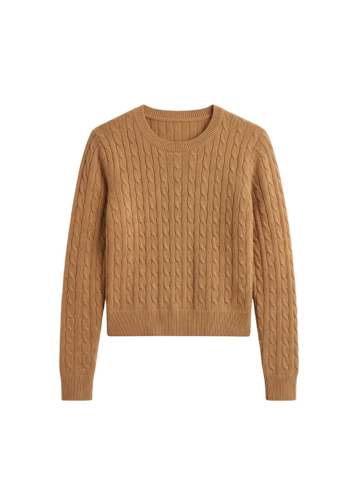 Phoebe Jon Nino Cable Crewneck Sweater