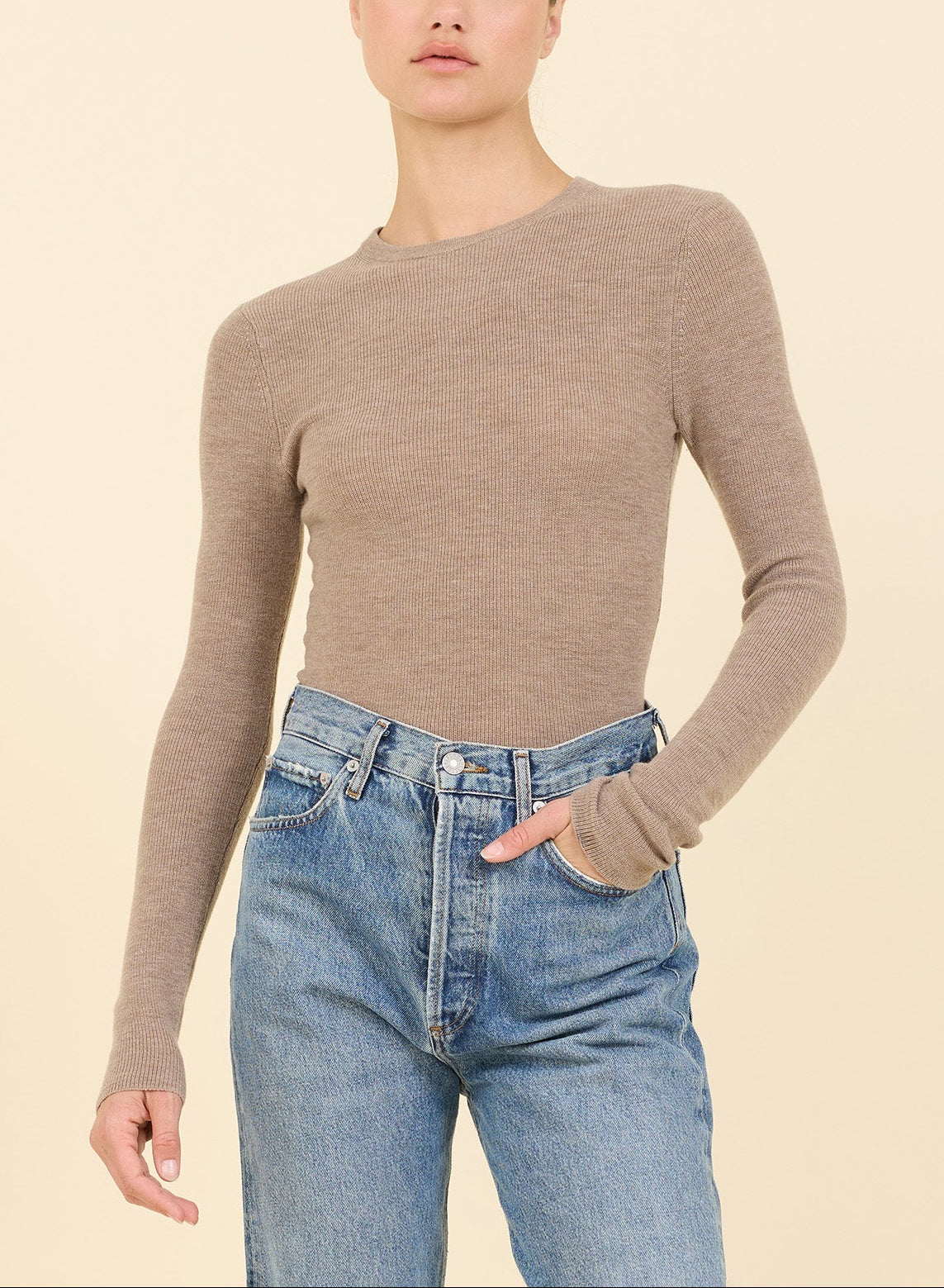 One Grey Day TS Bristol Merino Crew-Neck Top