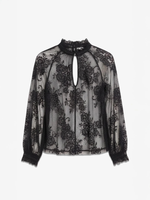 Ottodame Lace Mockneck Blouse_JCYDC5328