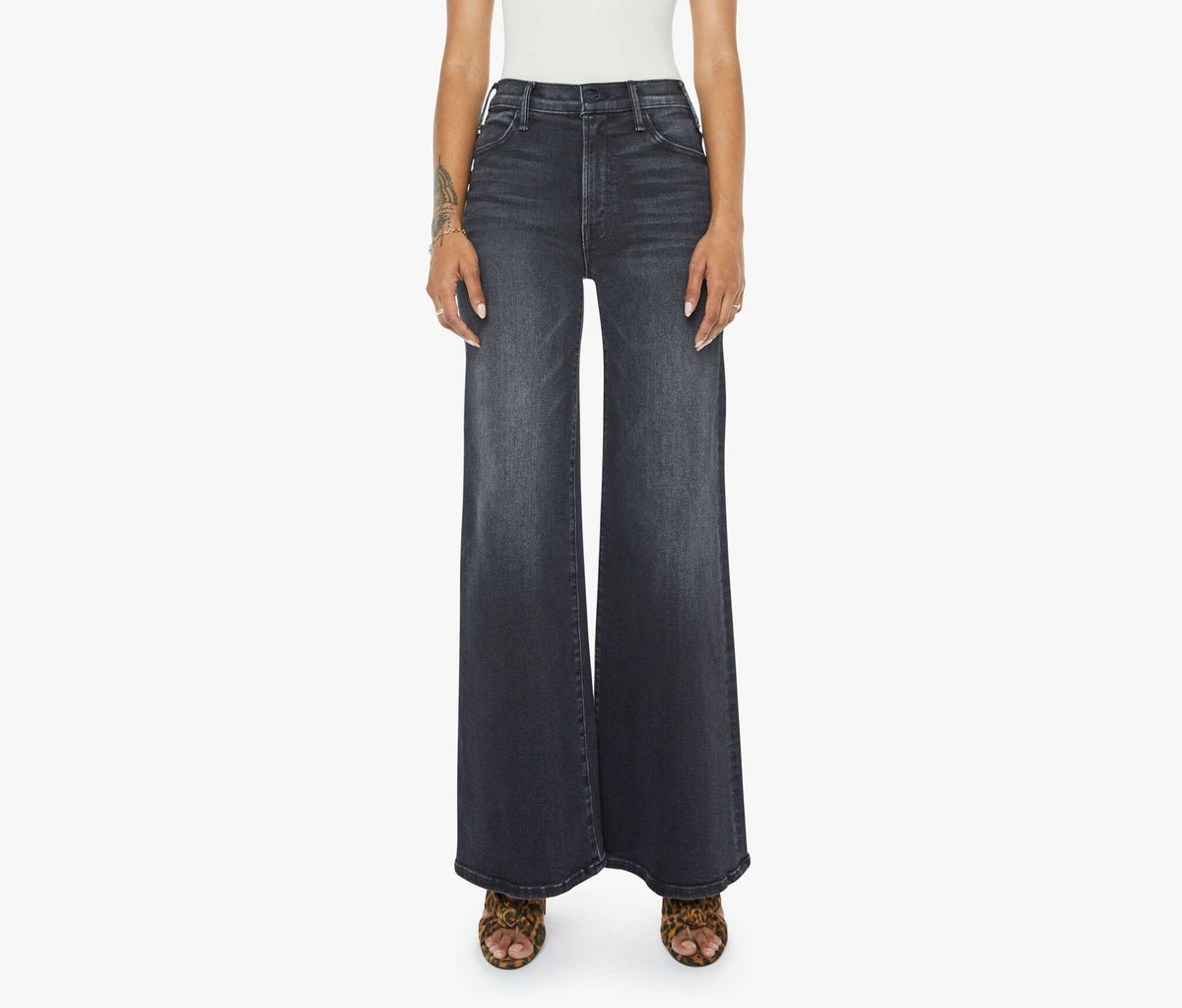 MOTHER Lil Hustler Roller Sneak Jeans