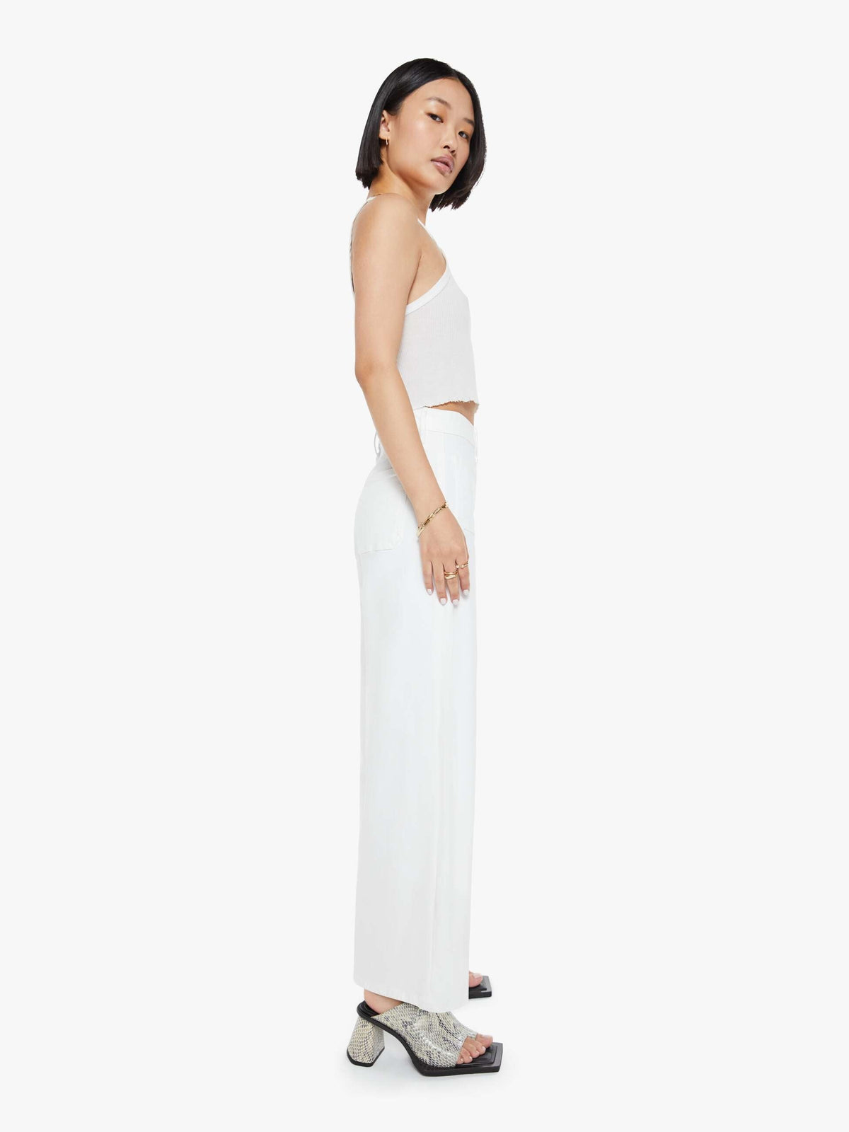 MOTHER Lil Patch Pkt Undercover Sneak Jeans