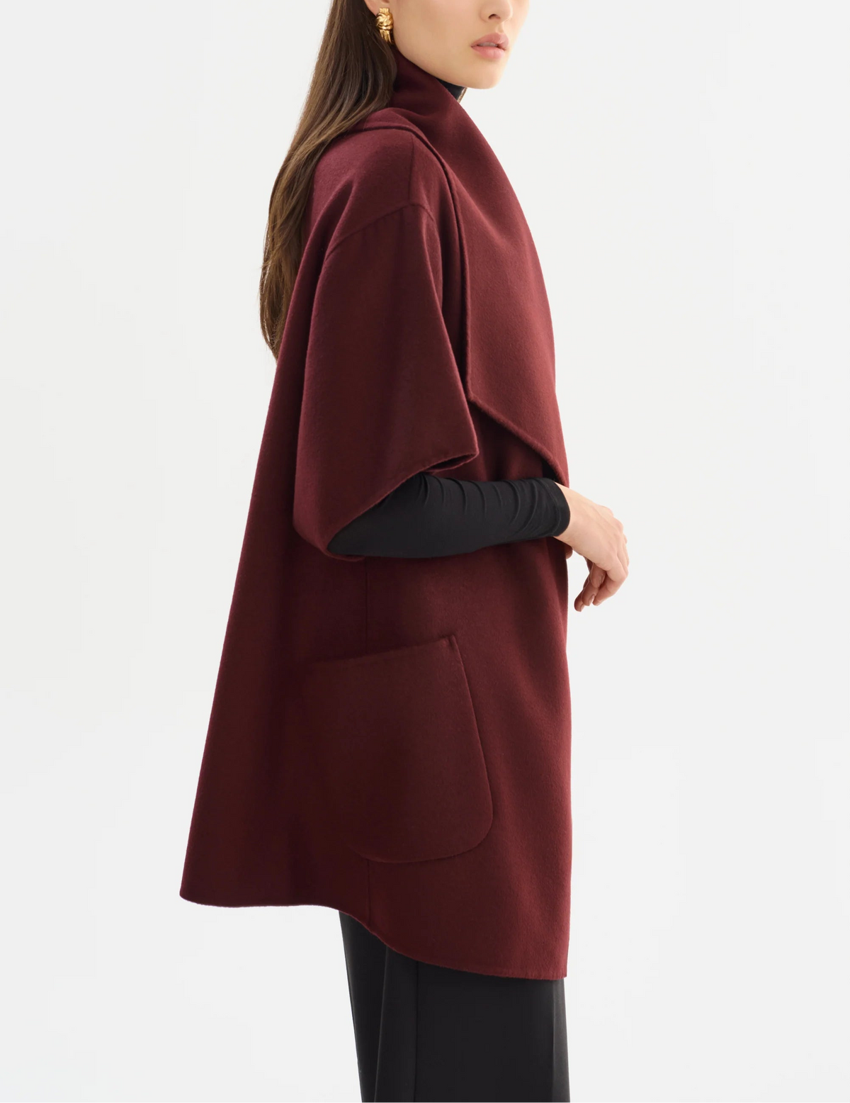 Lamarque Ts Penelope Double Face Wool Coat