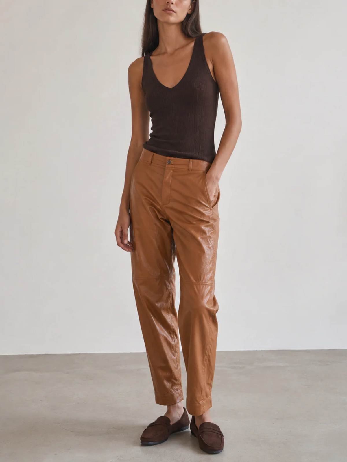 PHARAOH Torrance Faux Leather Pant_PHA_2132LFL