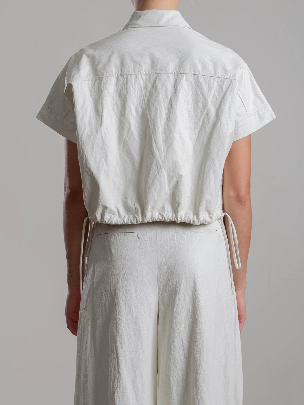 Pharaoh Zoey Faux Leather Shirt