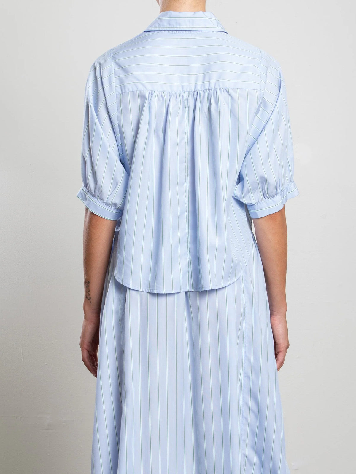 Pharaoh Claude Crop Shirt