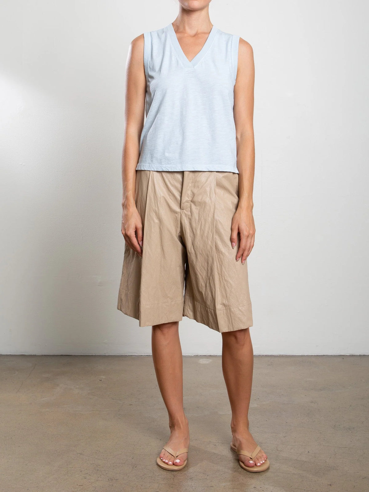 Pharaoh Inez Faux Leather Shorts