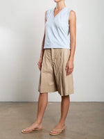 Pharaoh Inez Faux Leather Shorts