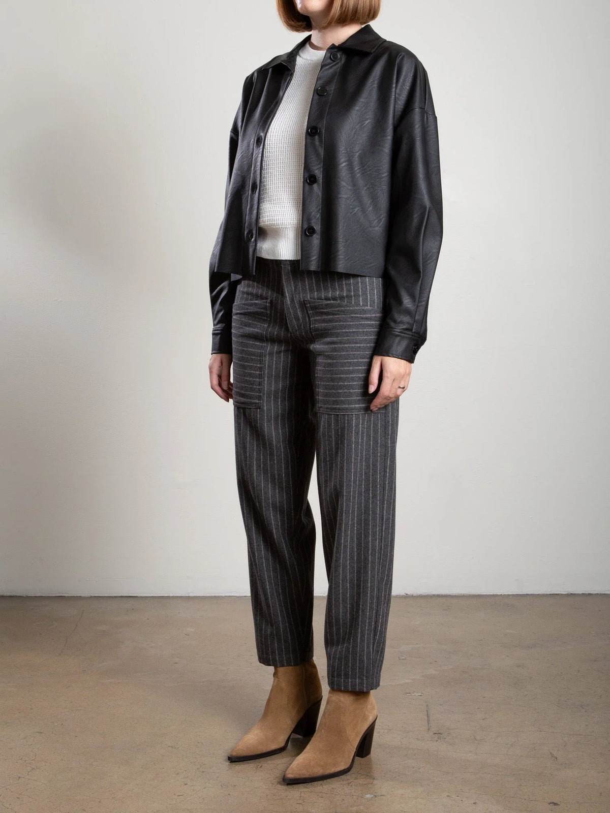 Pharaoh Ezra Wool Pinstripe Pant