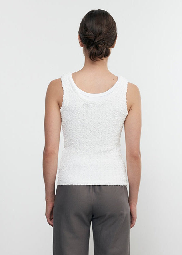 Enza Costa Puckered Tank