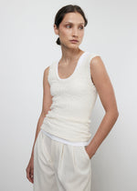 Enza Costa Puckered Tank
