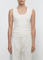 Enza Costa Puckered Tank