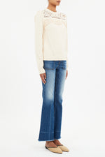 Ulla Johnson Lucette L/S Crochet Sweater