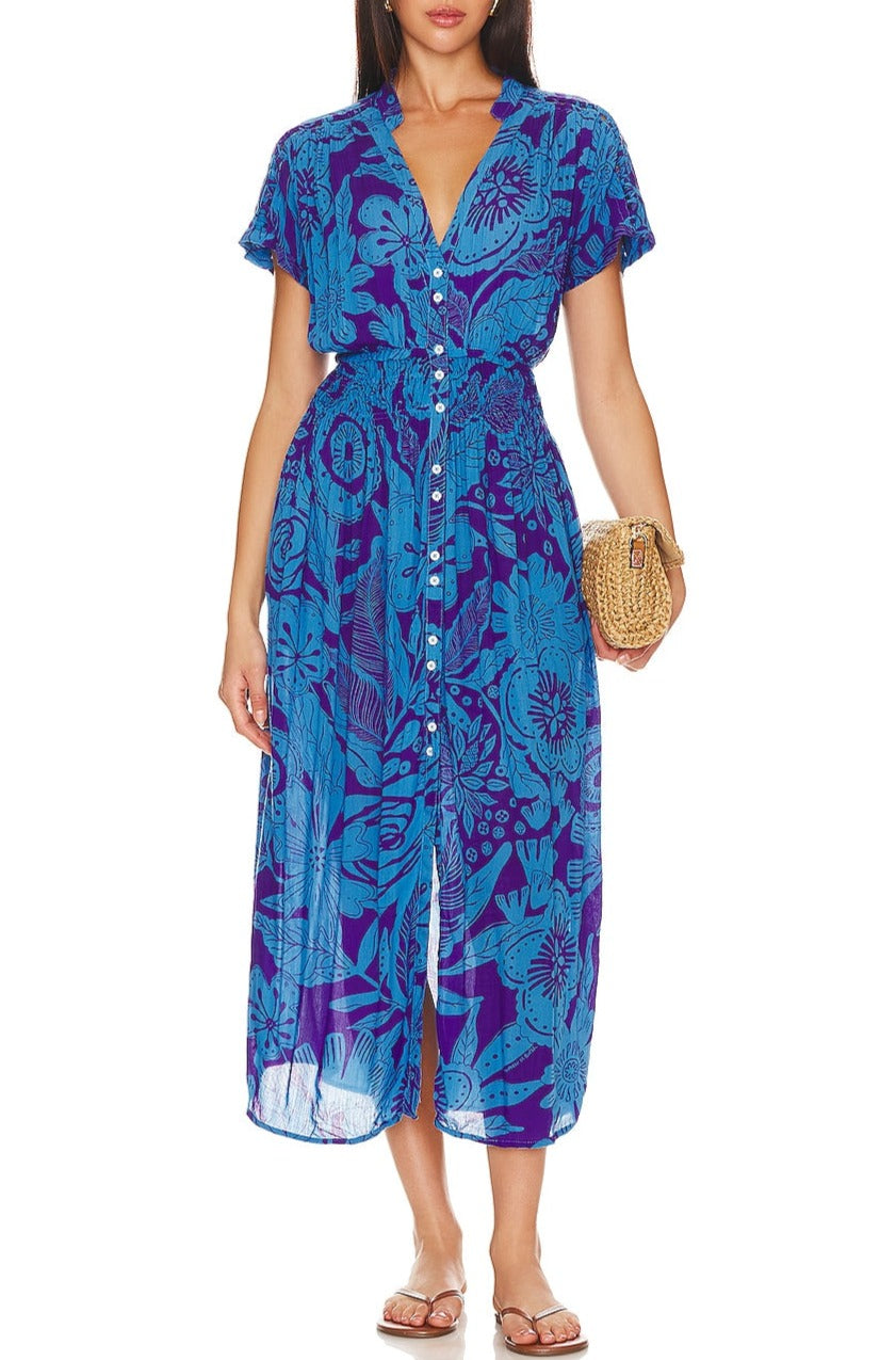 Poupette St Barth Becky Long Dress– Gallery Couture