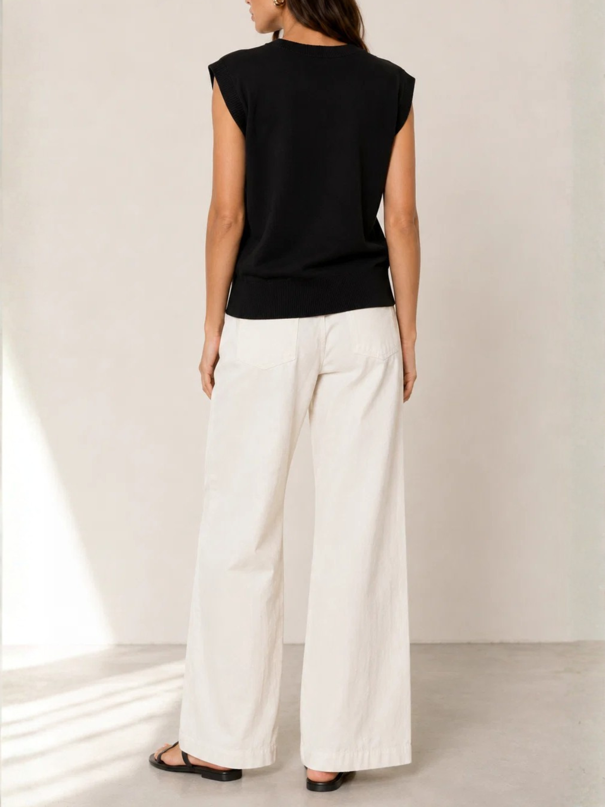 Phoebe Jon Rue Pullover Knitted Sleeveless Top_WJ49MW