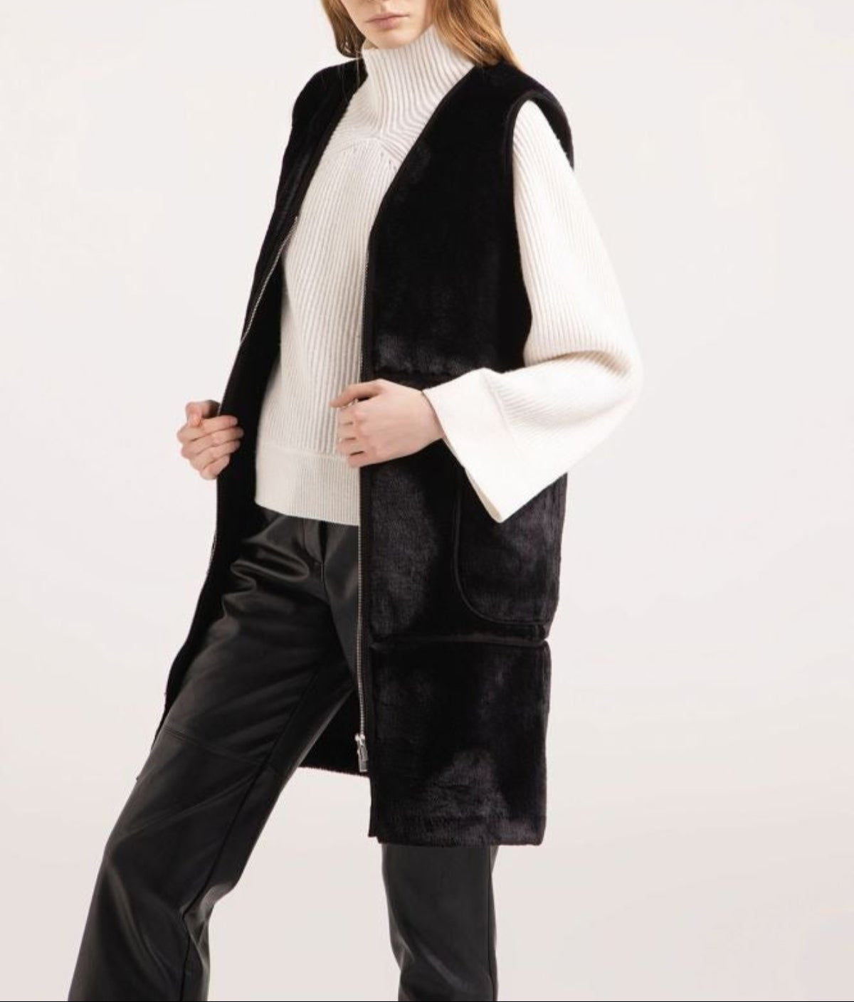 Purotatto Faux Fur Vest