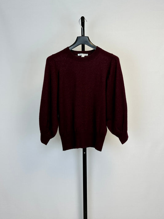 Autumn Cashmere Puff 3/4 Sleeve Crew