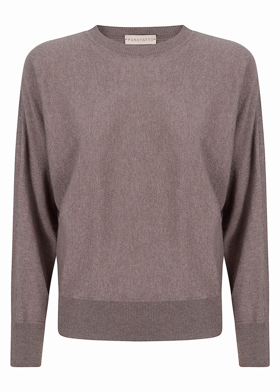 Purotatto Wool Sweater With Chain Detail