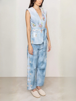 Ranna Gill Rafia Belted Waist Coat_EE05